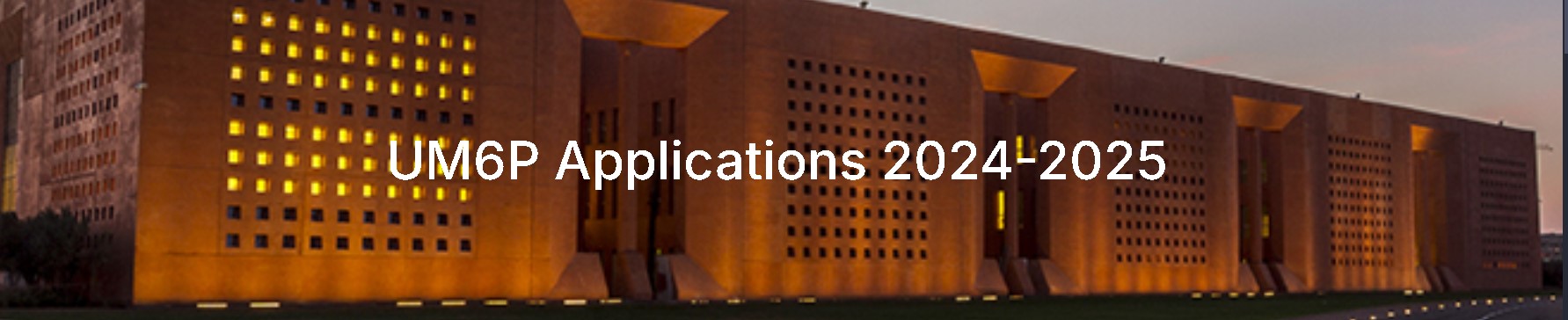 Mohammed VI Polytechnic University (UM6P) full funded scholarship