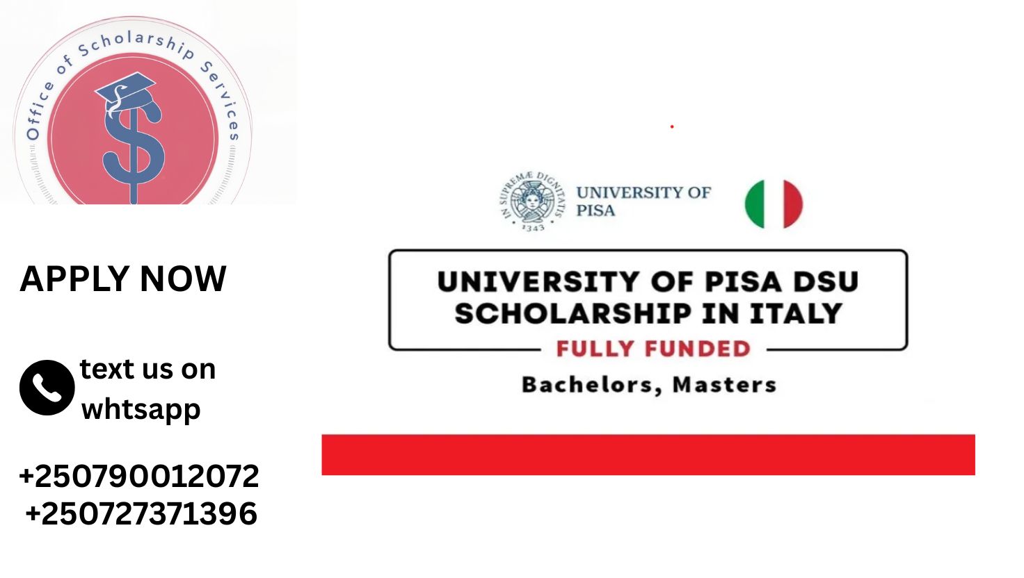 🎓 University of Pisa DSU Scholarship 2025–2026 (Fully Funded) | Study in Italy 🇮🇹