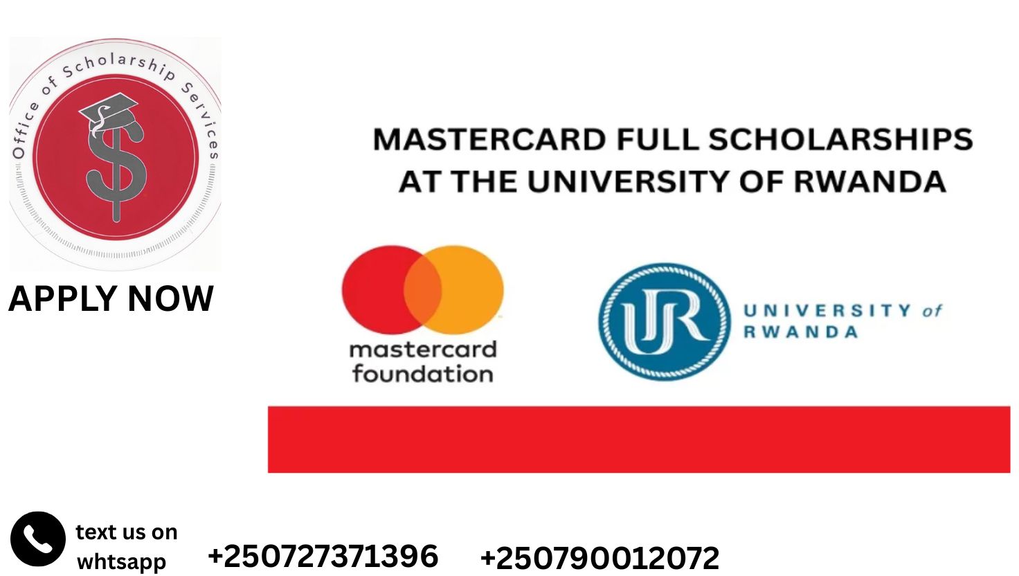 🎓University of Rwanda Mastercard Foundation Scholars Program 2025/2026 (Fully Funded)